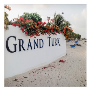 Grand Turk Beach Scene Acrylic Print