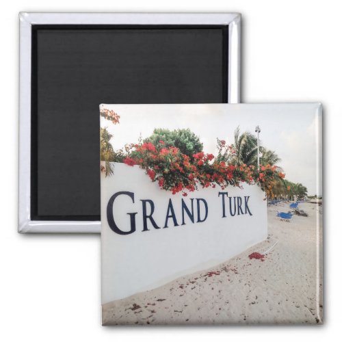 Grand Turk Beach Scene Magnet