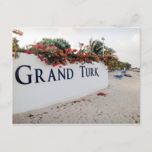 Grand Turk Beach Scene Postcard