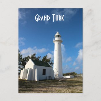 Grand Turk Lighthouse Postcard by Scotts_Barn at Zazzle