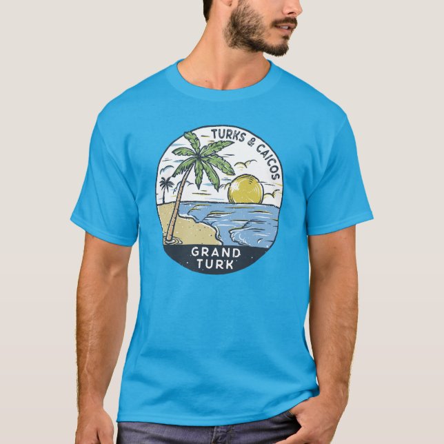 Grand Turk Turks and Caicos Vintage T-Shirt (Front)