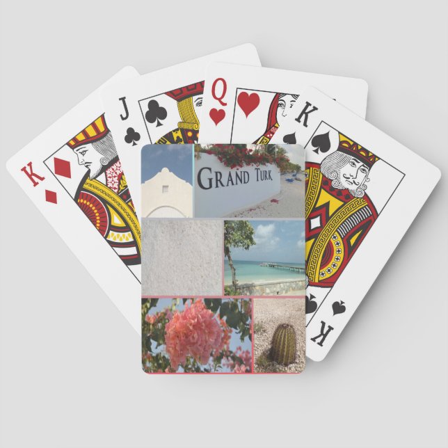 Grand Turks and Caicos Poker Cards (Back)