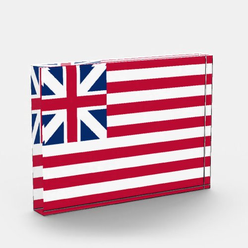Grand Union 1st USA Flag of Colonies Acrylic Award