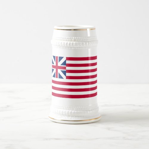 Grand Union 1st USA Flag of Colonies Beer Stein