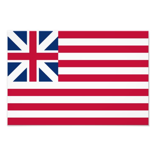 Grand Union 1st USA Flag of Colonies Photo Print