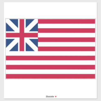 Grand Union, 1st USA Flag of Colonies Sticker