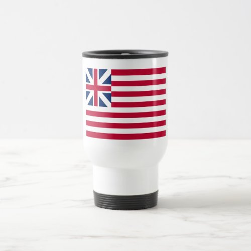 Grand Union 1st USA Flag of Colonies Travel Mug