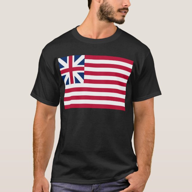 Grand Union Flag Continental Colors T-Shirt (Front)