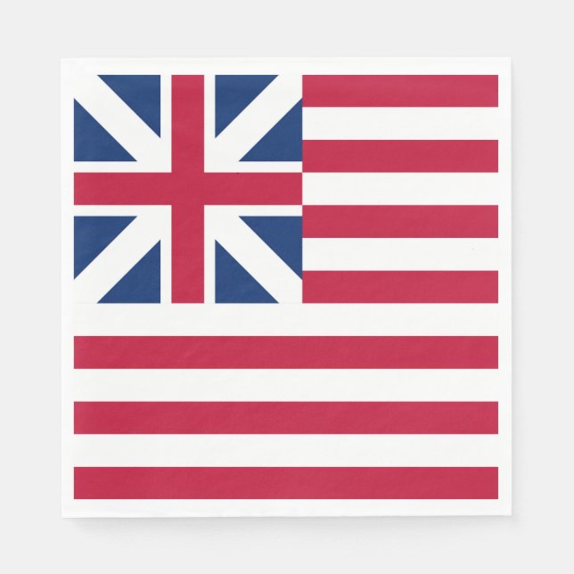 Grand Union Flag of the United States of America Napkins (Front)