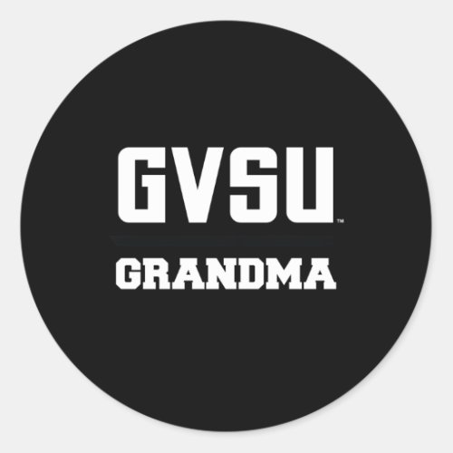 Grand Valley Gvsu Lakers Grandma Classic Round Sticker