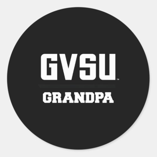 Grand Valley Gvsu Lakers Grandpa Classic Round Sticker