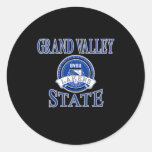 Grand Valley State Lakers Laurels Classic Round Sticker