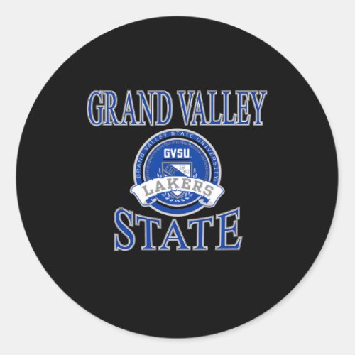 Grand Valley State Lakers Laurels Classic Round Sticker