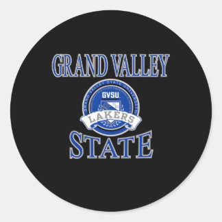 Grand Valley State Lakers Laurels Classic Round Sticker