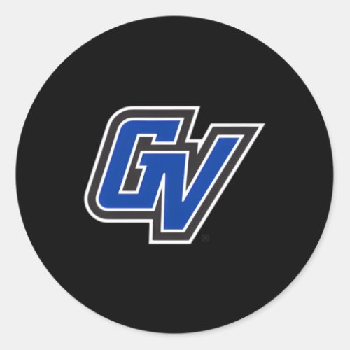 Grand Valley State Lakers Left Chest Icon Classic Round Sticker