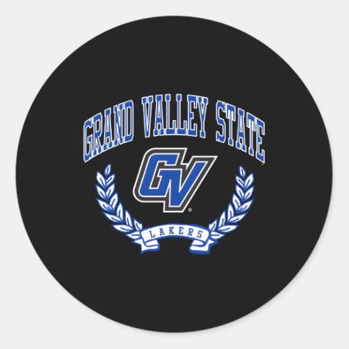 Grand Valley State Lakers Victory Classic Round Sticker
