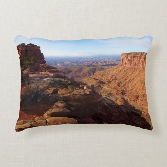 Grand View Point at Canyonlands National Park Accent Pillow (Front)