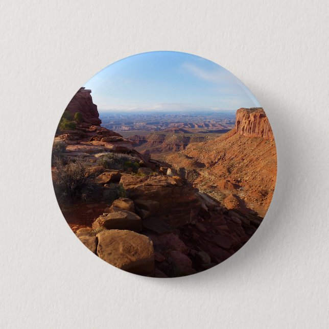 Grand View Point at Canyonlands National Park Button (Front)
