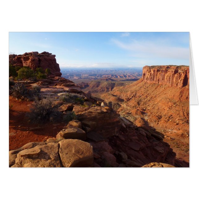 Grand View Point at Canyonlands National Park Card (Front Horizontal)