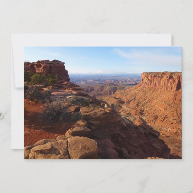 Grand View Point at Canyonlands National Park Card (Front)