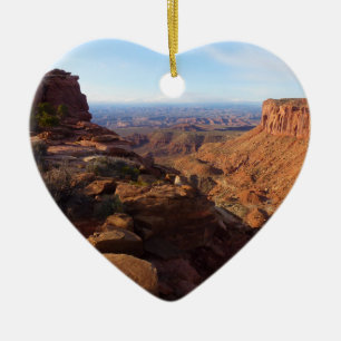 Grand View Point at Canyonlands National Park Ceramic Ornament