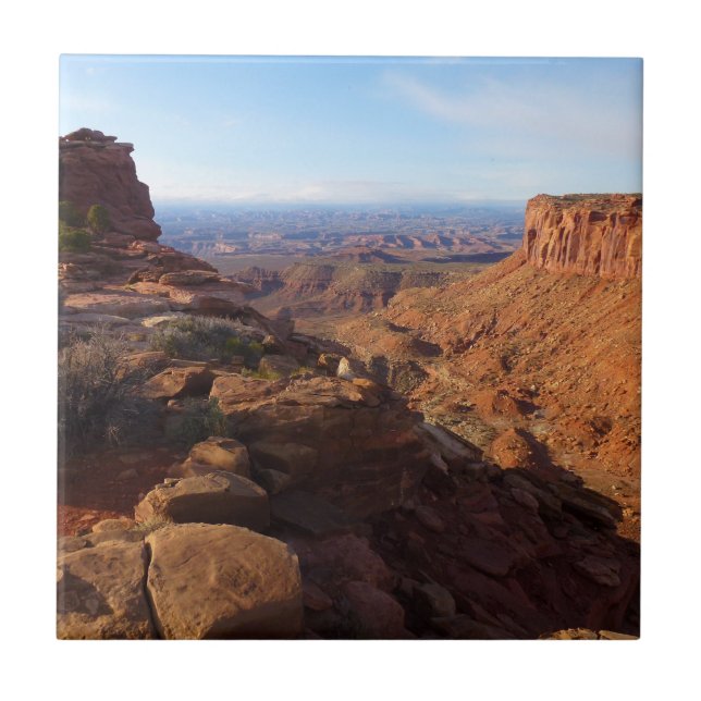 Grand View Point at Canyonlands National Park Ceramic Tile (Front)