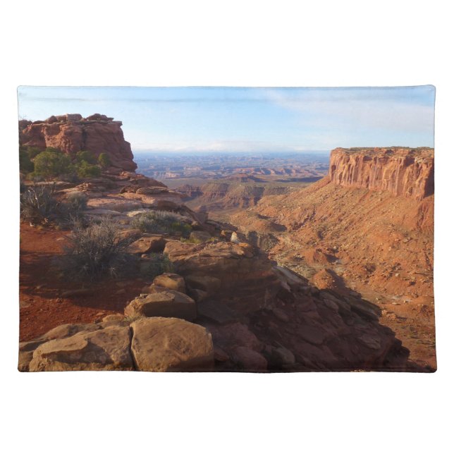 Grand View Point at Canyonlands National Park Cloth Placemat (Front)