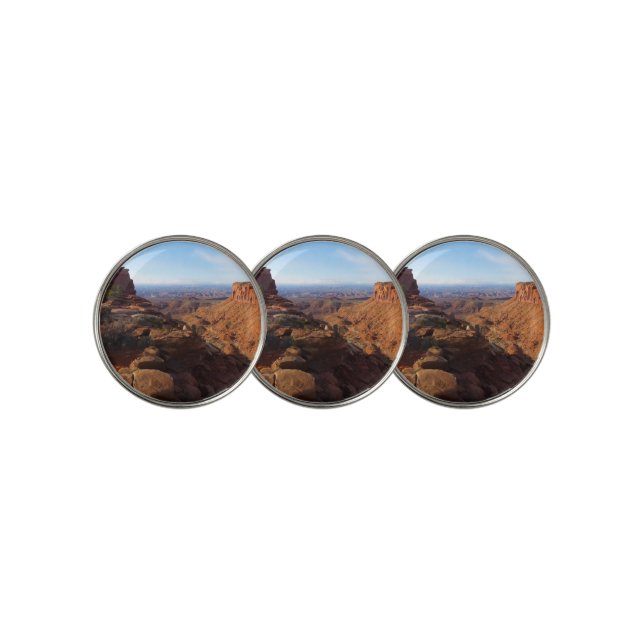 Grand View Point at Canyonlands National Park Golf Ball Marker (3 Up)