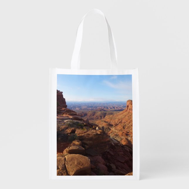 Grand View Point at Canyonlands National Park Grocery Bag (Front)