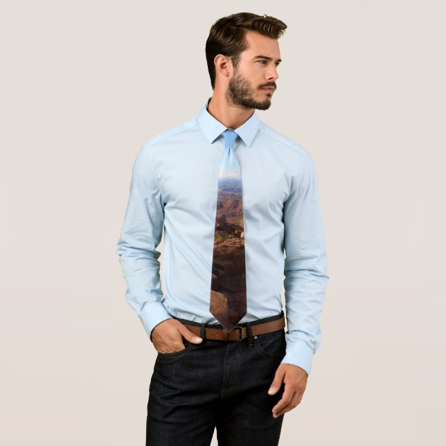 Grand View Point at Canyonlands National Park Neck Tie (In Situ)