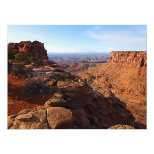 Grand View Point at Canyonlands National Park Photo Print (Front)