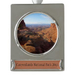 Grand View Point at Canyonlands National Park Silver Plated Banner Ornament