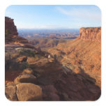 Grand View Point at Canyonlands National Park Square Sticker