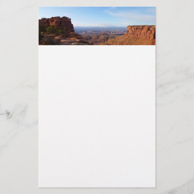 Grand View Point at Canyonlands National Park Stationery (Front)