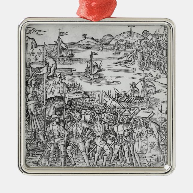 Grand Voyage de Hierusalem' Metal Ornament (Front)