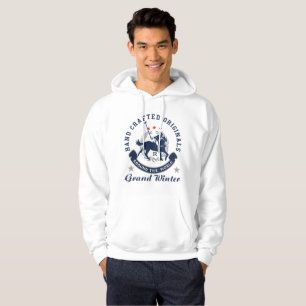Grand Winter Polo Style Hoodie Hand Crafted Orig