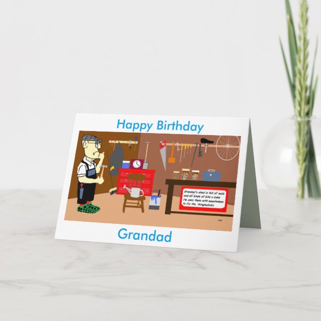 grandad birthday card (Front)