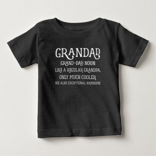 Grandad Definition Shirt _ Funny Fathers Day Gift