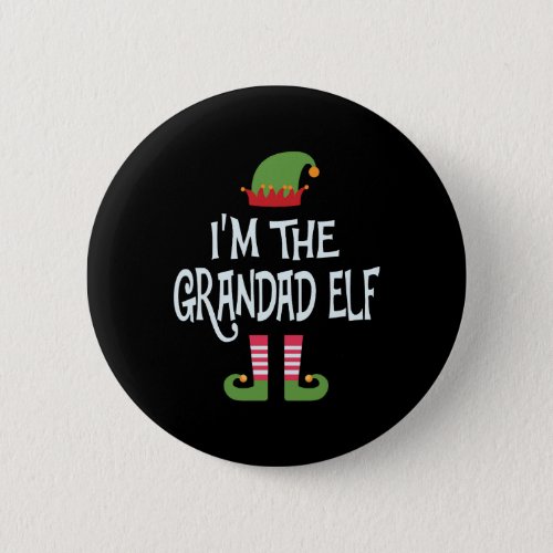 grandad elf Matching Outfit for Christmas Button