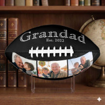 Grandad Est. Minimal White Bold Text 3 Photo