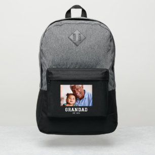 Grandad Established Black Photo Port Authority® Backpack