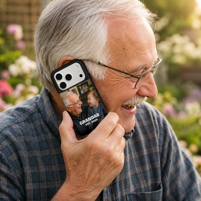 Grandad Established Fathers Day Gift Idea iPhone Case (Grandad Established Fathers Day Gift Idea iPhone Case)