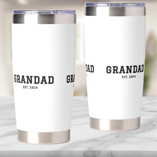Grandad Established New Grandad Gift Insulated Tumbler