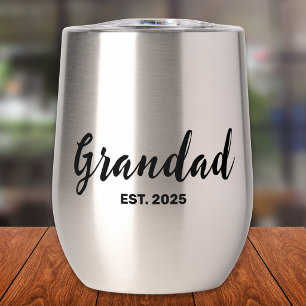 Grandad Established Thermal Wine Tumbler