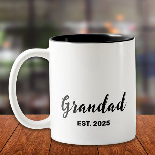 Grandad Established Two-Tone Coffee Mug