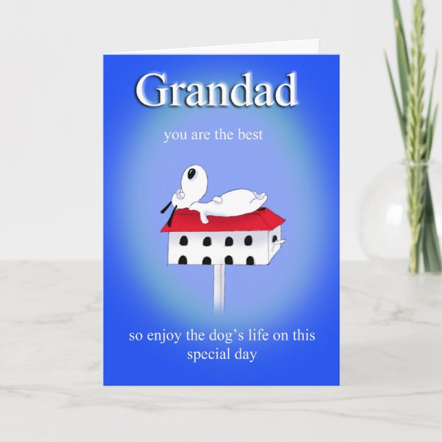 Grandad,fathers day card (Front)