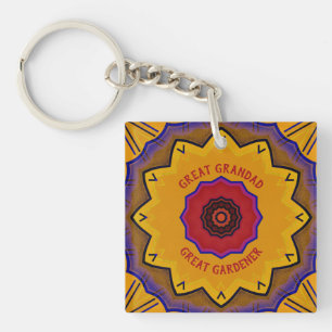 Grandad Gardener Acrylic Keychain