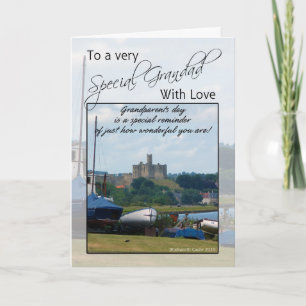 Grandad, Grandparents Day Card - Warkworth Castle