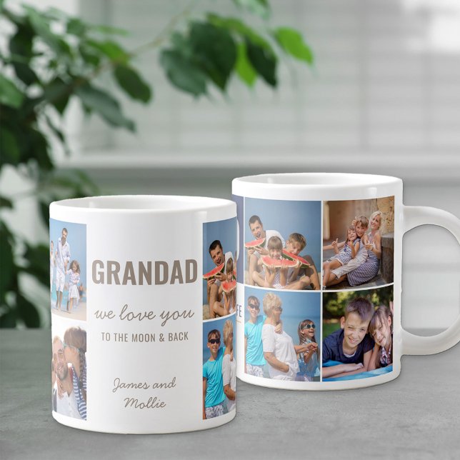 Grandad Love You to the Rough and Back 8 Photo Giant Coffee Mug (Creator Uploaded)