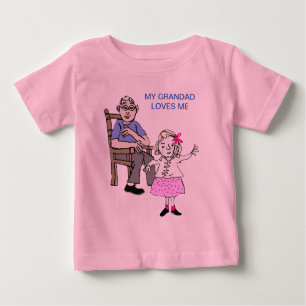 Grandad loves me baby T-Shirt